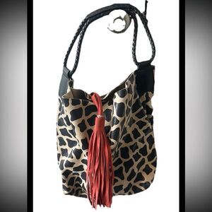 Uno Alla Volta Leopard leather Women’s Shoulder Bag